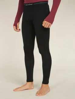 Icebreaker Base Layers^Men's 300 MerinoFine™ Polar Thermal Leggings Black