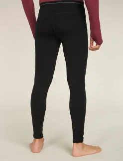Icebreaker Base Layers^Men's 300 MerinoFine™ Polar Thermal Leggings Black