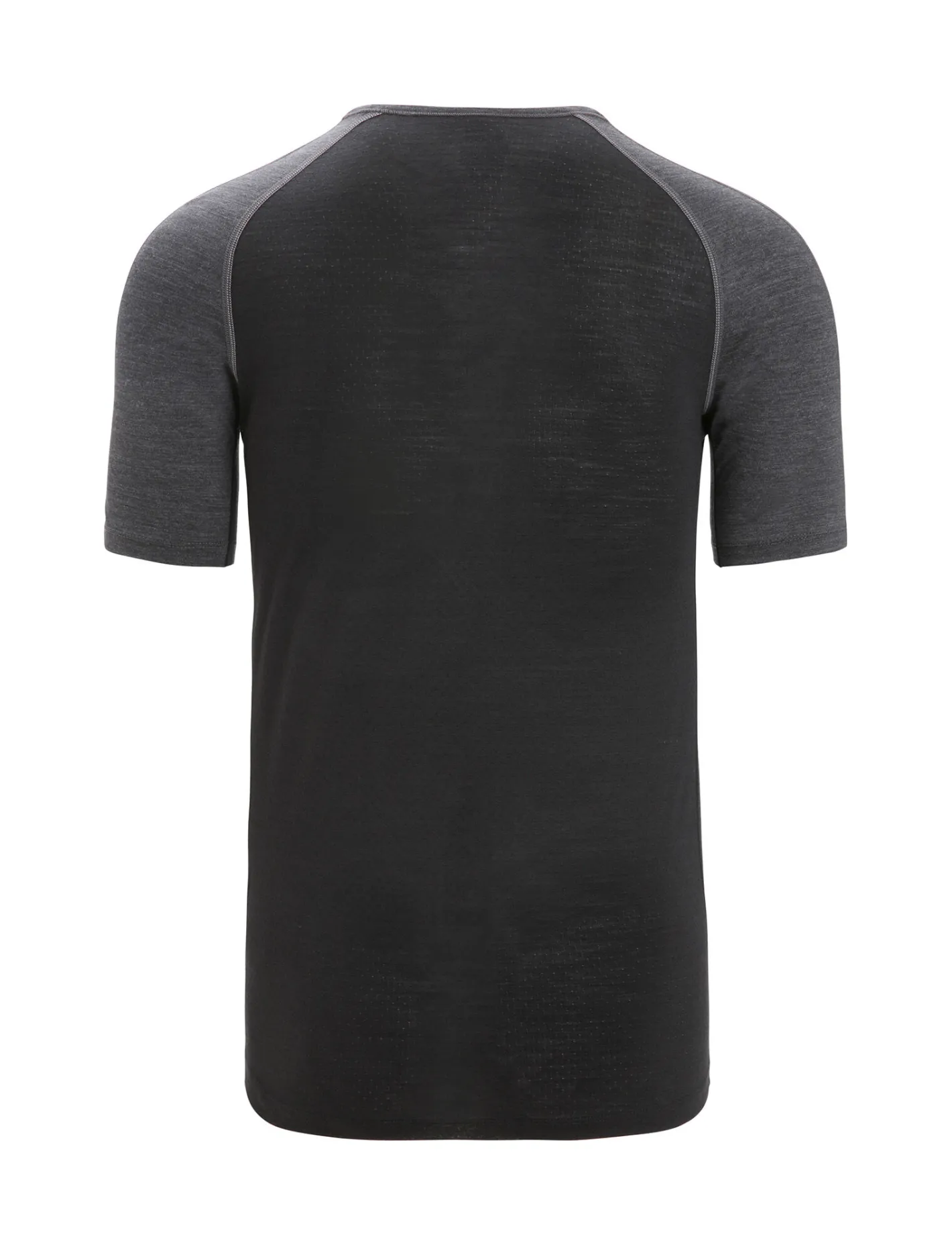 Icebreaker Base Layers^Men's 125 ZoneKnit™ Short Sleeve Crewe Thermal Top JetHeather/Black