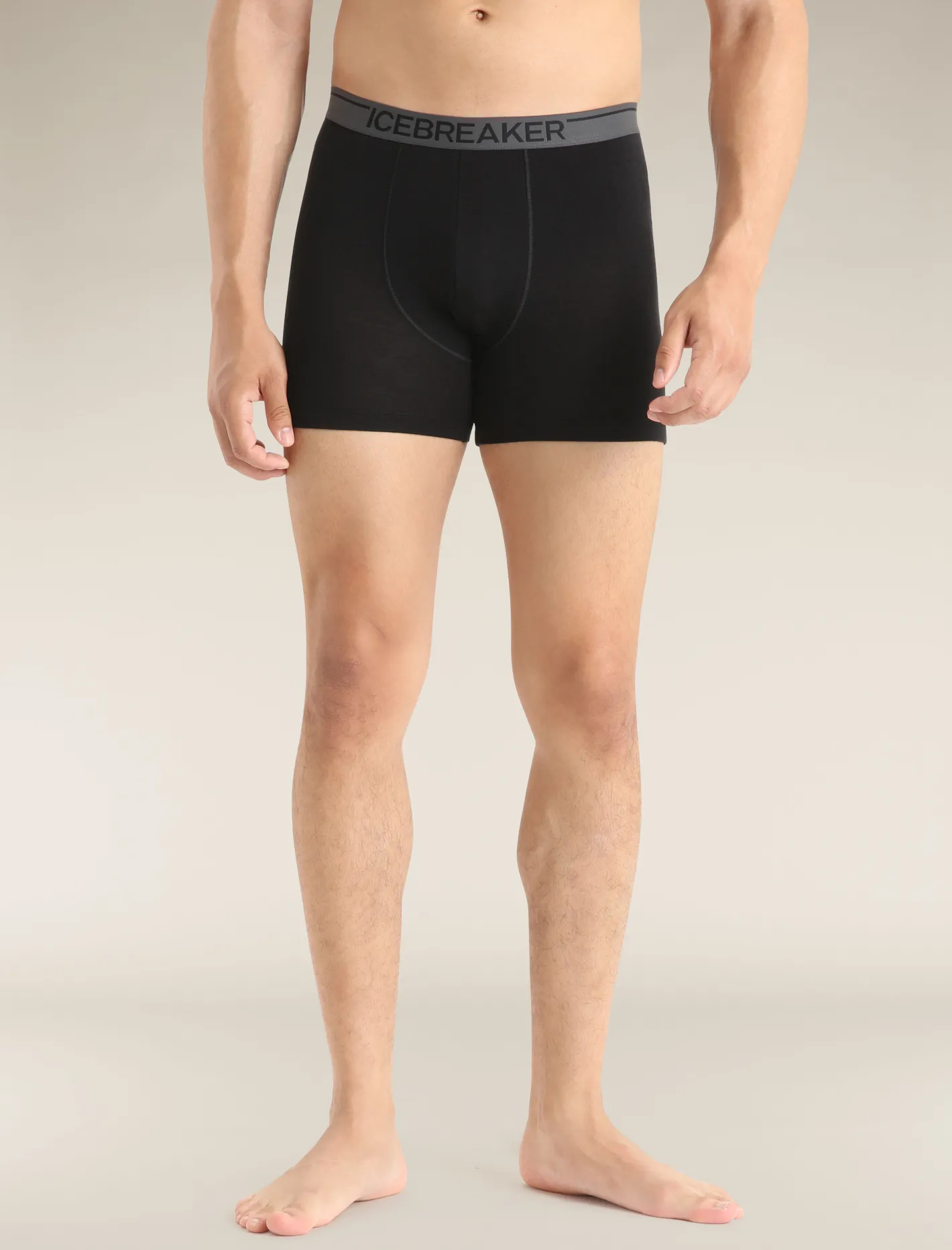 Icebreaker Underwear^Men's Merino 150 Anatomica Boxers Black