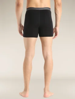 Icebreaker Underwear^Men's Merino 150 Anatomica Boxers Black