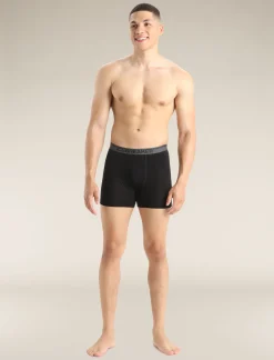 Icebreaker Underwear^Men's Merino 150 Anatomica Boxers Black