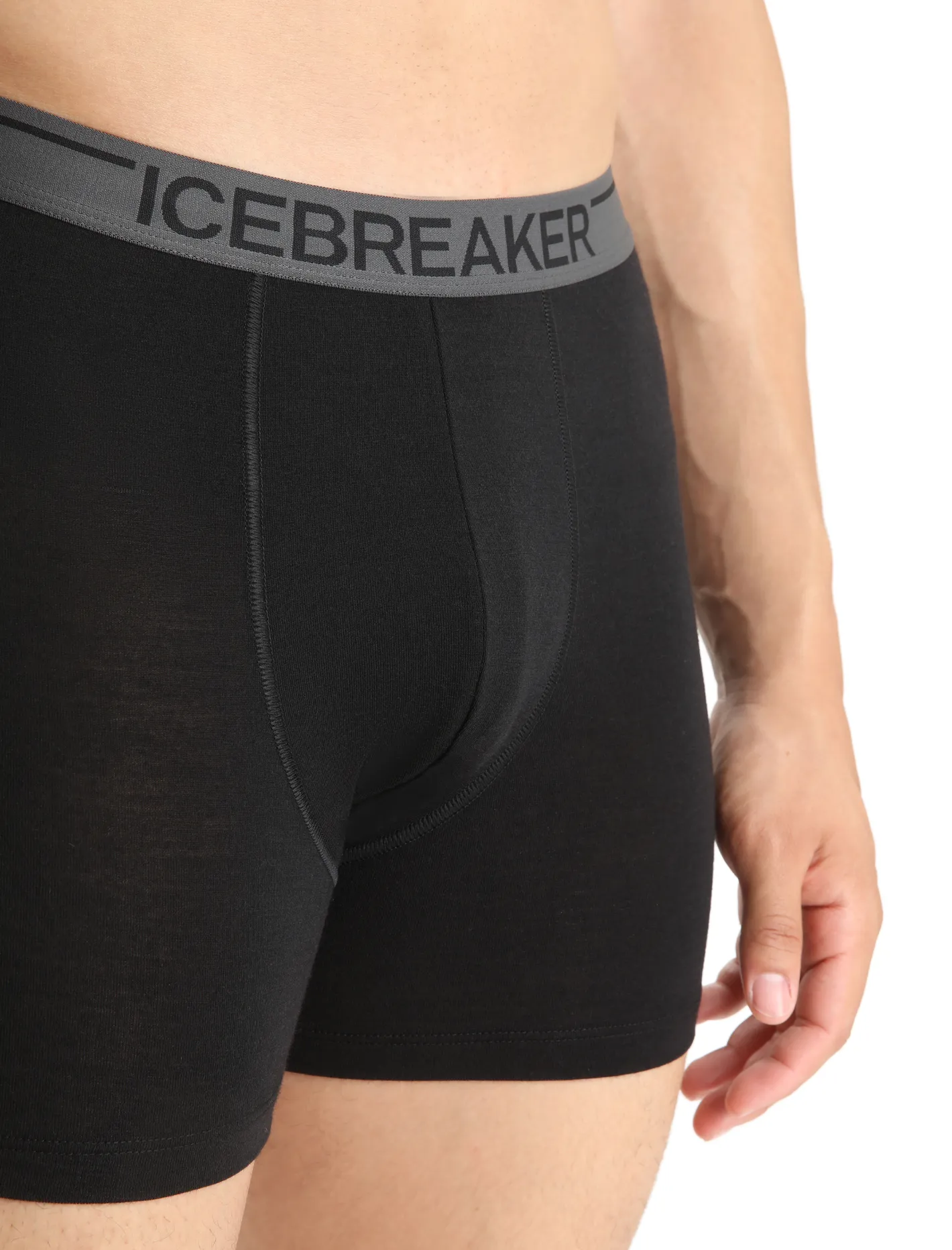 Icebreaker Underwear^Men's Merino 150 Anatomica Boxers Black