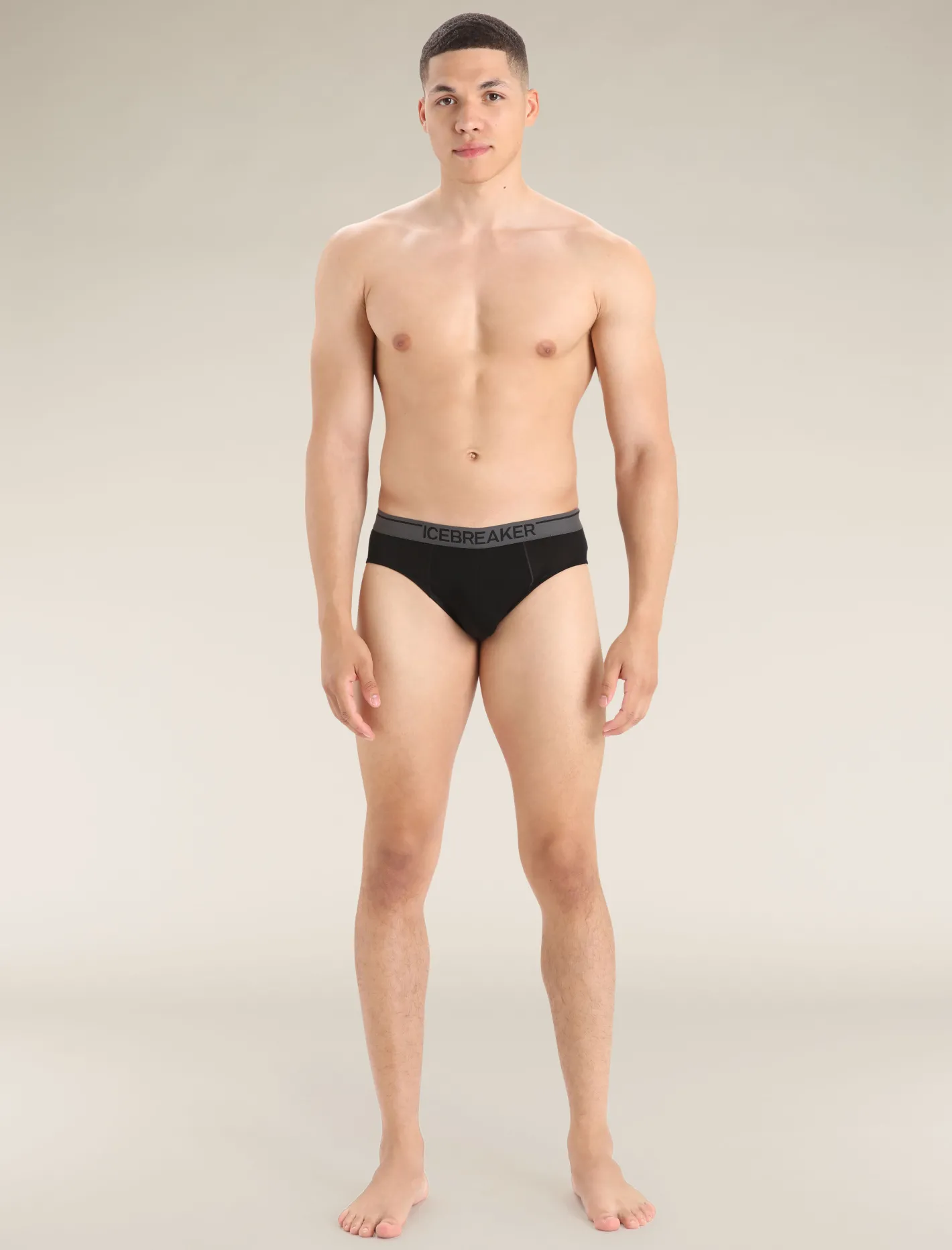 Icebreaker Underwear^Men's Merino 150 Anatomica Briefs Black