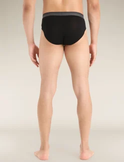 Icebreaker Underwear^Men's Merino 150 Anatomica Briefs Black