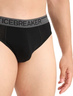 Icebreaker Underwear^Men's Merino 150 Anatomica Briefs Black