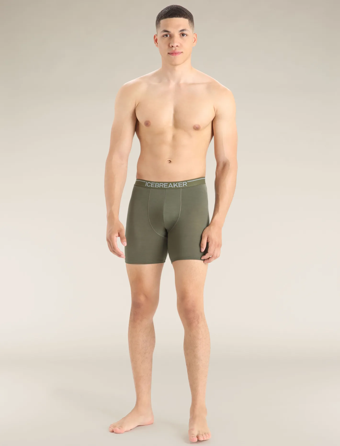 Icebreaker Underwear^Men's Merino 150 Anatomica Long Boxers Loden