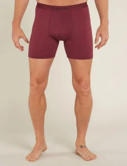 Icebreaker Underwear^Men's Merino 150 Anatomica Long Boxers Port