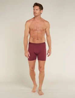 Icebreaker Underwear^Men's Merino 150 Anatomica Long Boxers Port
