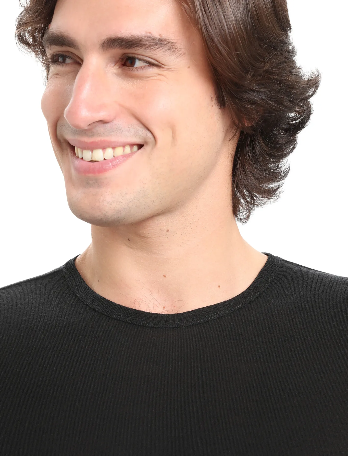 Icebreaker Base Layers^Men's Merino 175 Everyday Short Sleeve Crew Neck Thermal Top Black