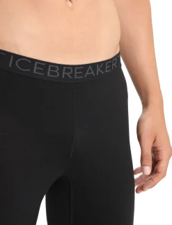 Icebreaker Base Layers^Men's Merino 200 Oasis 3/4 Thermal Leggings Black