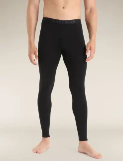 Icebreaker Bottoms|Base Layers^Men's Merino 200 Oasis Thermal Leggings Black