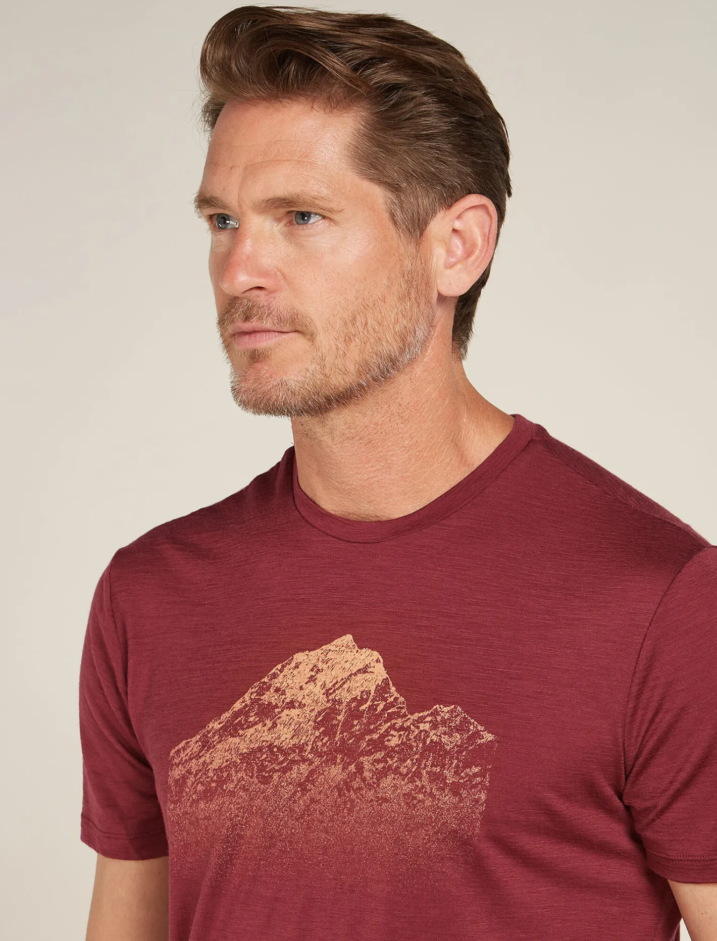 Icebreaker T-shirts^Men's Merino 150 Tech Lite Short Sleeve T-Shirt Rising Light Port