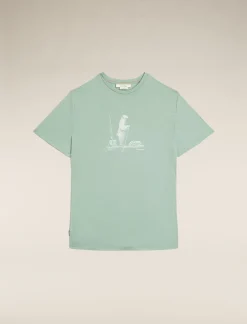Icebreaker T-shirts^Men's Merino 150 Tech Lite Short Sleeve T-Shirt Polar Paddle Moss