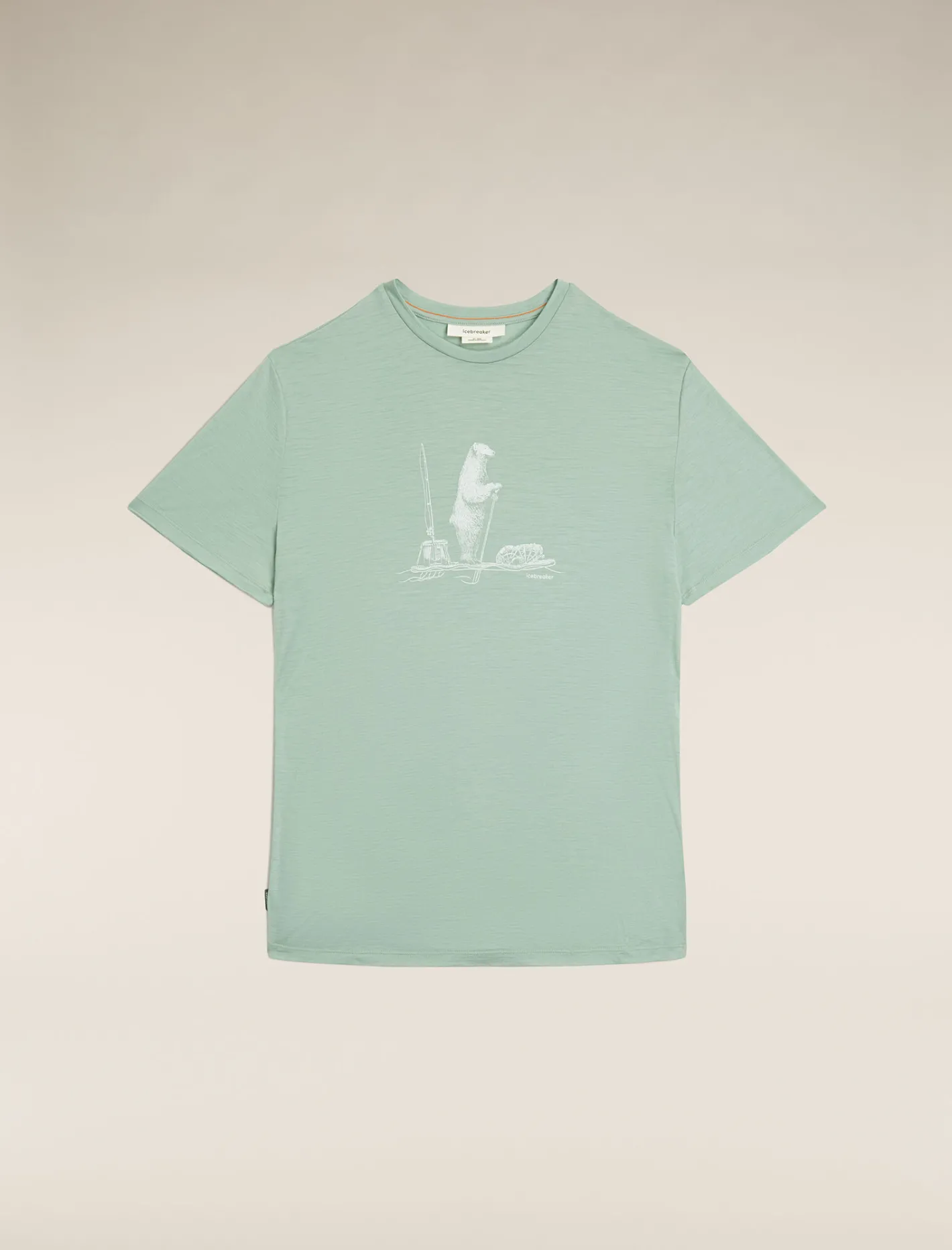Icebreaker T-shirts^Men's Merino 150 Tech Lite Short Sleeve T-Shirt Polar Paddle Moss