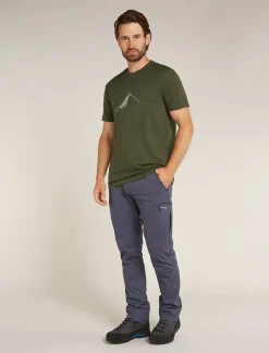 Icebreaker T-shirts^Men's Merino 150 Tech Lite Short Sleeve T-Shirt Southern Constellation Loden