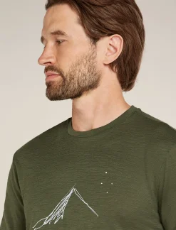 Icebreaker T-shirts^Men's Merino 150 Tech Lite Short Sleeve T-Shirt Southern Constellation Loden