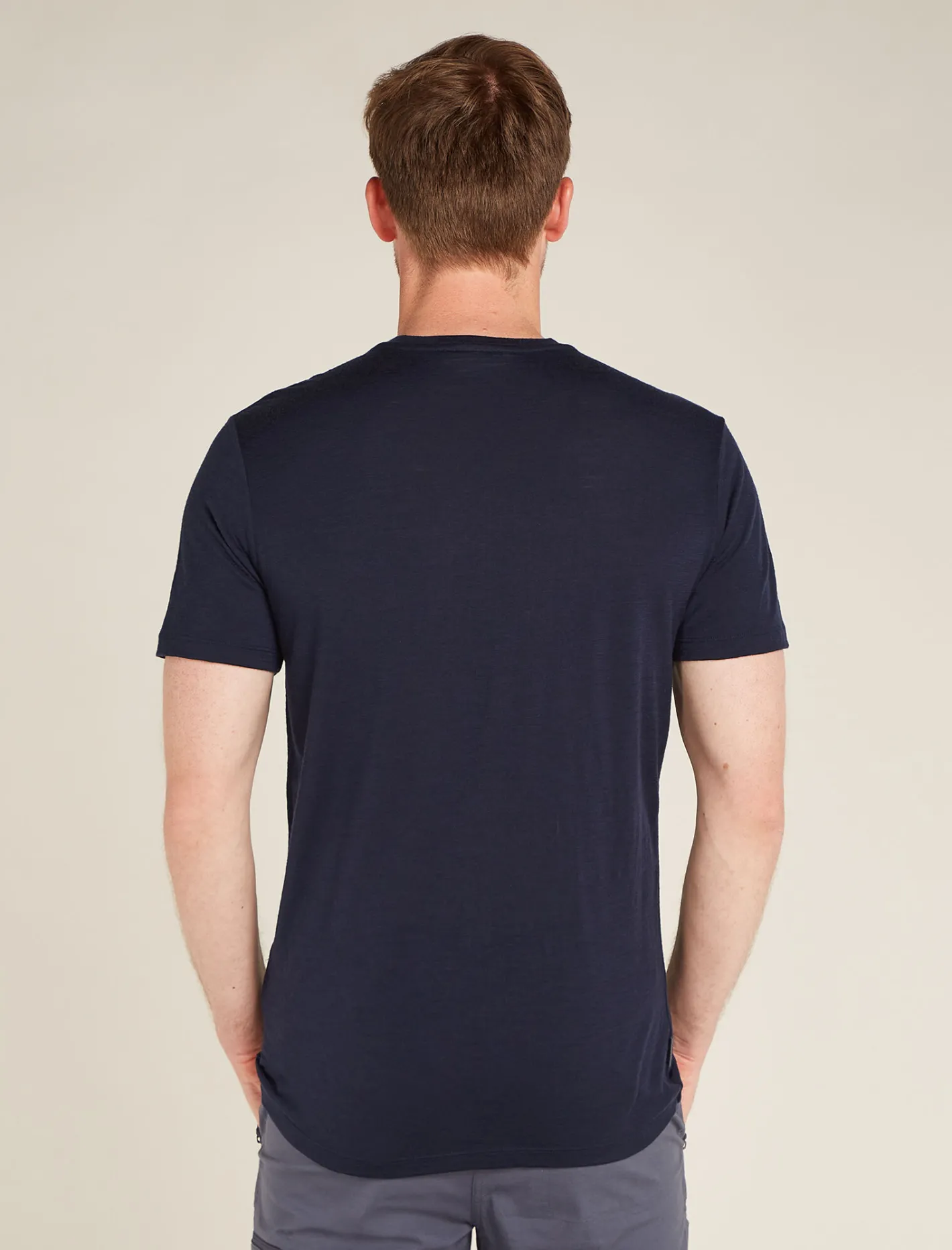 Icebreaker T-shirts^Men's Merino 150 Tech Lite Short Sleeve T-Shirt Van Life MidnightNavy