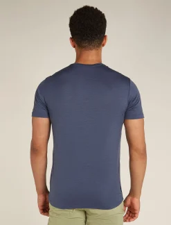 Icebreaker T-shirts^Men's Merino 150 Tech Lite Short Sleeve T-Shirt Skiing Yeti Graphite