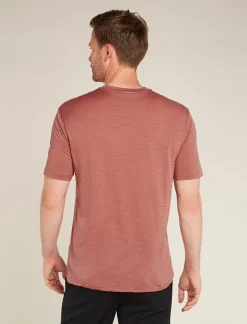 Icebreaker T-shirts^Men's Merino 150 Tech Lite Short Sleeve Relaxed Pocket T-Shirt CedarWood