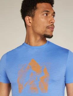 Icebreaker T-shirts^Men's Merino 150 Tech Lite Short Sleeve T-Shirt Granite Adventures Baja