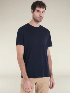 Icebreaker T-shirts^Men's Merino 150 Tech Lite Short Sleeve T-Shirt MidnightNavy