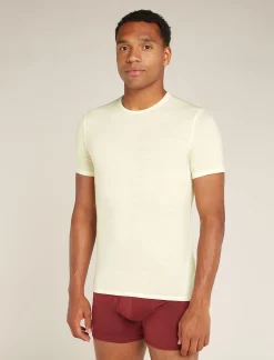 Icebreaker Underwear^Men's Merino Anatomica Short Sleeve Crew Neck Tee Undyed