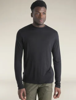 Icebreaker T-shirts^Men's Merino Blend 125 Cool-Lite™ Sphere Long Sleeve T-Shirt Black