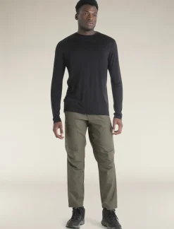 Icebreaker T-shirts^Men's Merino Blend 125 Cool-Lite™ Sphere Long Sleeve T-Shirt Black