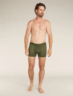 Icebreaker Underwear^Men's Merino Blend 125 Cool-Lite™ Anatomica Boxers Loden