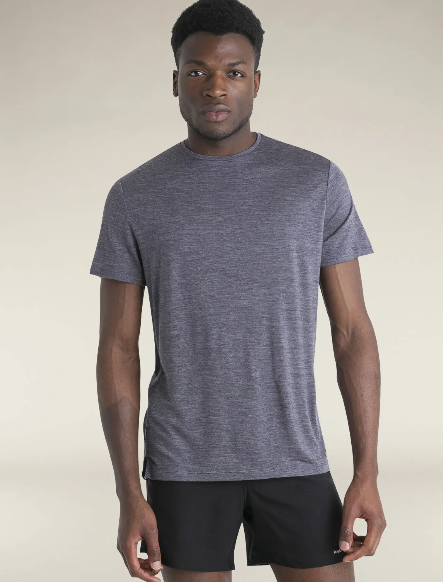Icebreaker T-shirts^Men's Merino Blend 125 Cool-Lite™ Sphere Short Sleeve T-Shirt MidnightNavyHeather