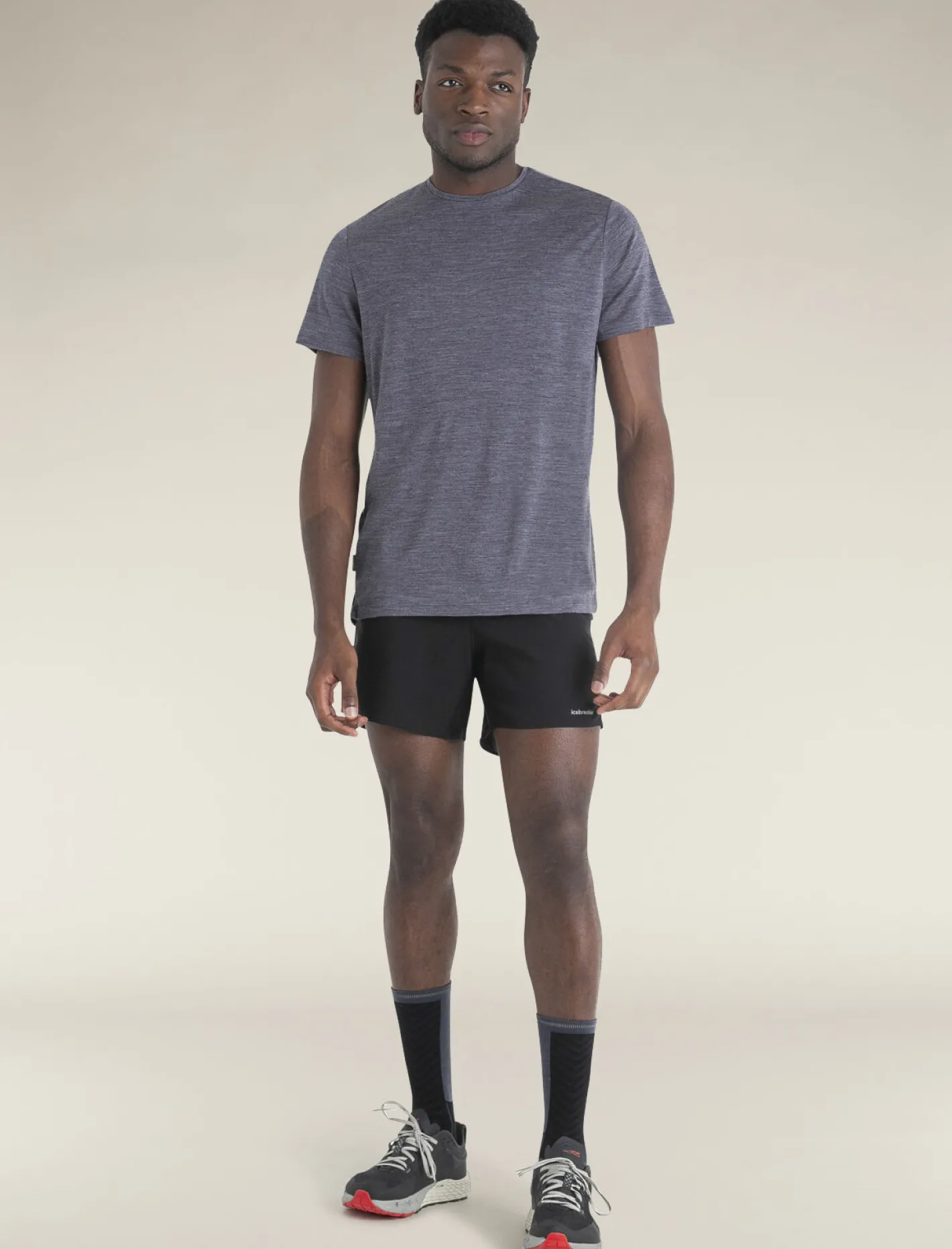 Icebreaker T-shirts^Men's Merino Blend 125 Cool-Lite™ Sphere Short Sleeve T-Shirt MidnightNavyHeather