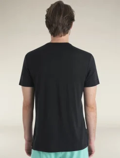 Icebreaker T-shirts^Men's Merino Blend 125 Cool-Lite™ Sphere Short Sleeve T-Shirt Black