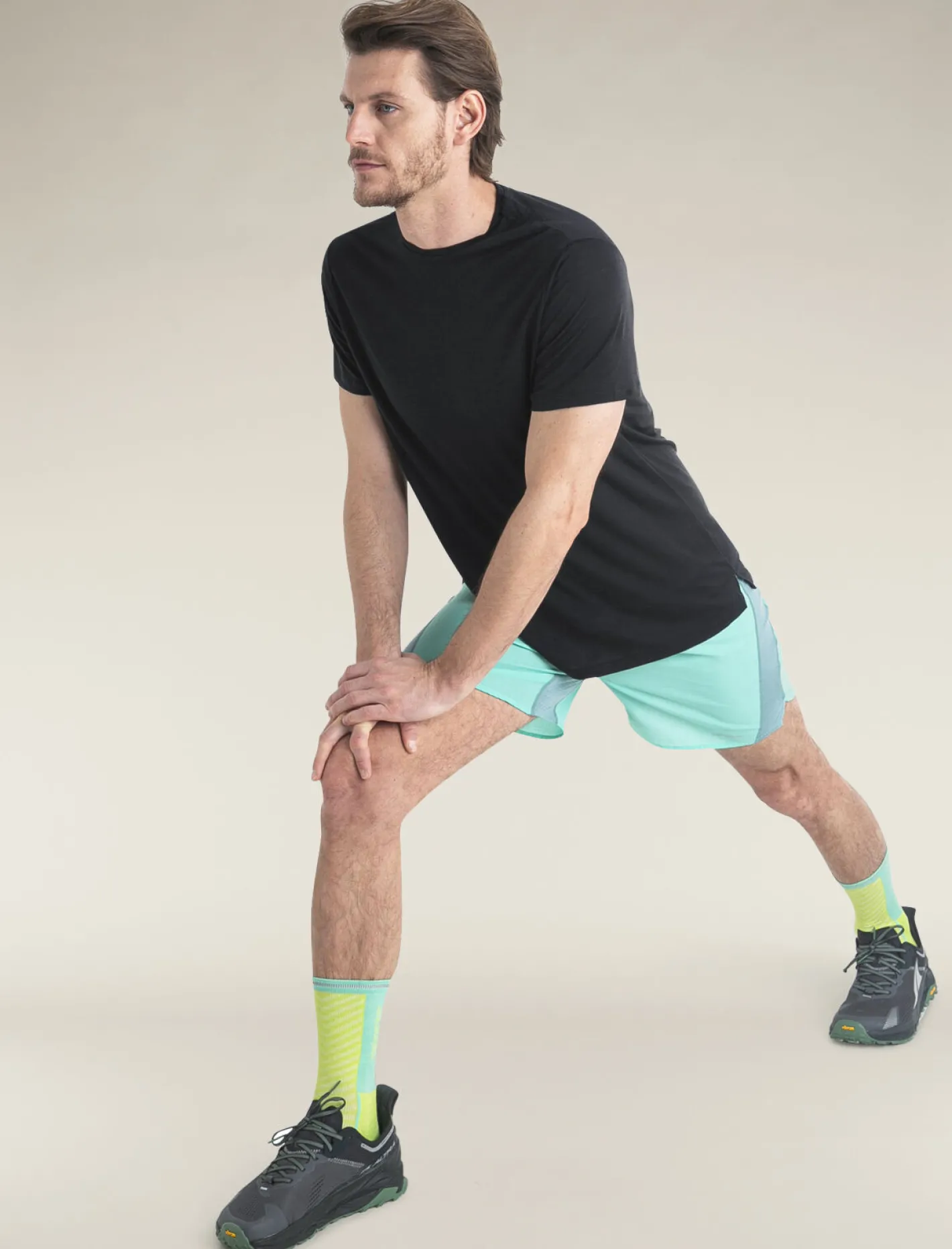Icebreaker T-shirts^Men's Merino Blend 125 Cool-Lite™ Sphere Short Sleeve T-Shirt Black