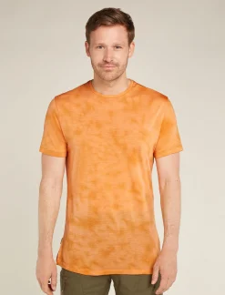 Icebreaker T-shirts^Men's Merino Blend 125 Cool-Lite™ Sphere Short Sleeve T-Shirt Cloud Dye Feldspar/Ray