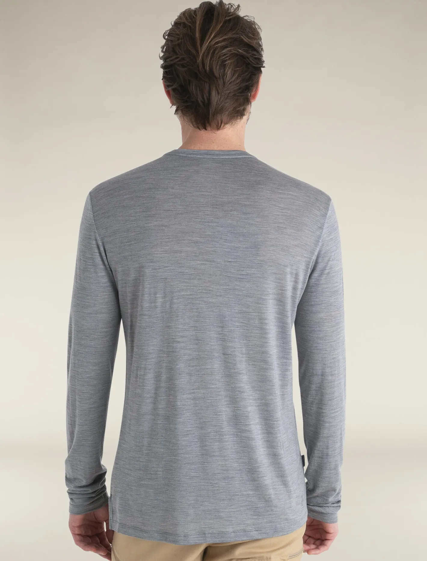 Icebreaker T-shirts^Men's Merino Blend 125 Cool-Lite™ Sphere Long Sleeve T-Shirt MetroHeather