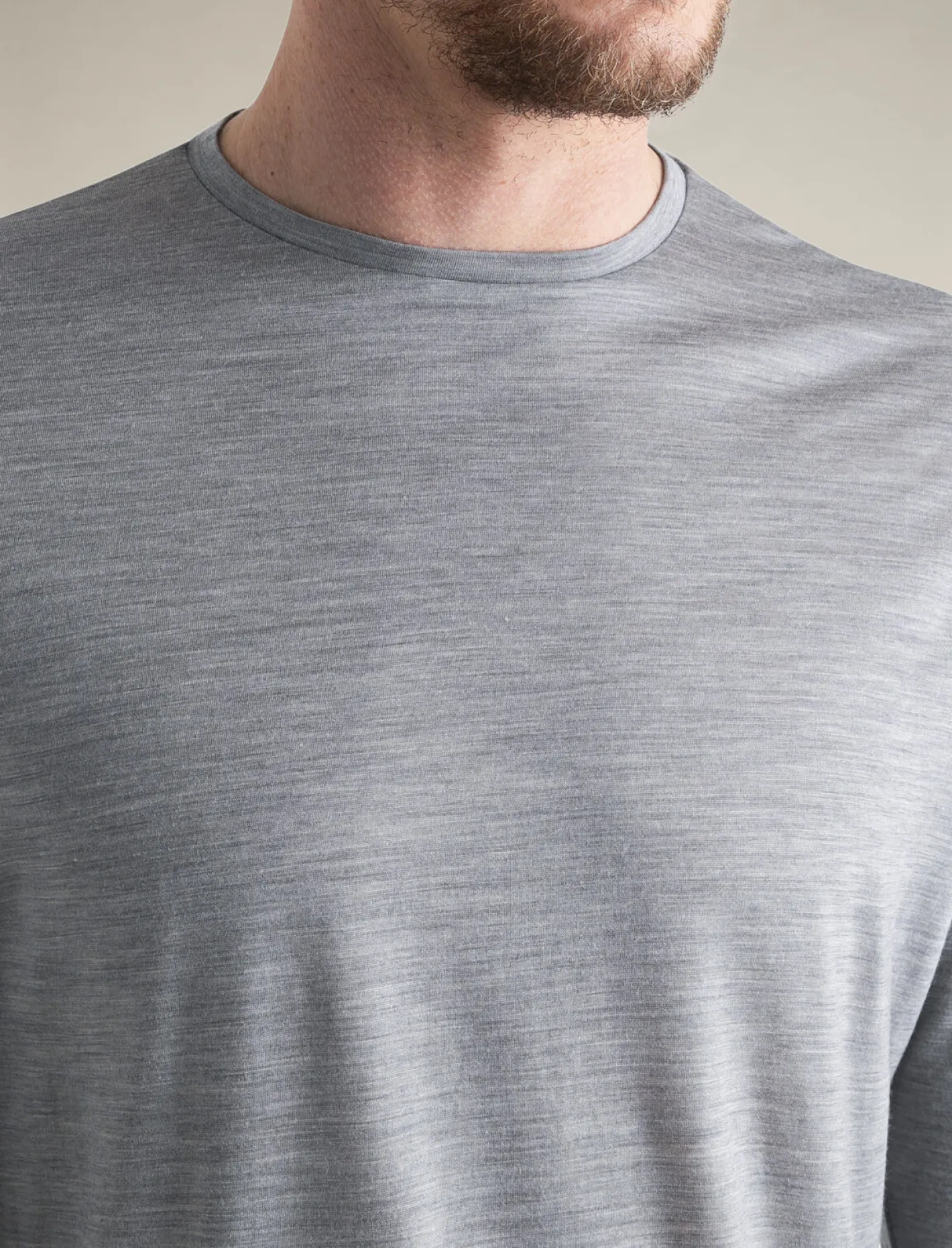 Icebreaker T-shirts^Men's Merino Blend 125 Cool-Lite™ Sphere Long Sleeve T-Shirt MetroHeather