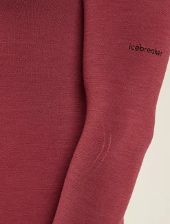 Icebreaker T-shirts^Men's Merino Blend 260 ZoneKnit™ Seamless Long Sleeve Crewe Thermal Top Port