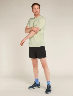 Icebreaker T-shirts^Men's Merino Blend 125 ZoneKnit™ Energy Wind Short Sleeve T-Shirt Ashen