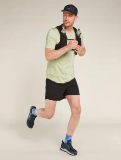 Icebreaker T-shirts^Men's Merino Blend 125 ZoneKnit™ Energy Wind Short Sleeve T-Shirt Ashen