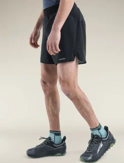 Icebreaker Bottoms^Men's Merino Blend 125 ZoneKnit™ Speed 6 Black