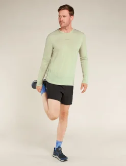 Icebreaker T-shirts^Men's Merino Blend 125 ZoneKnit™ Energy Wind Long Sleeve T-Shirt Ashen