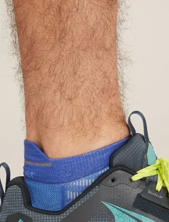 Icebreaker Socks^Men's Merino Blend Run+ Ultralight Micro Socks Baja/Brilliant