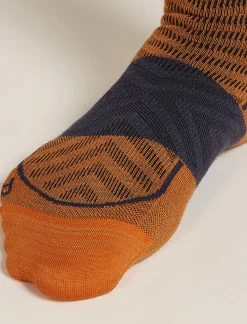 Icebreaker Socks^Men's Merino Blend Run+ Ultralight Mini Socks Ray/Graphite