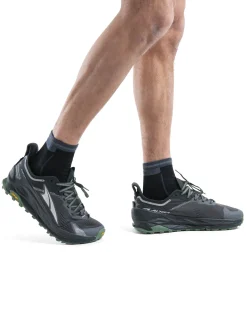 Icebreaker Socks^Men's Merino Blend Run+ Ultralight Mini Socks Black/Graphite