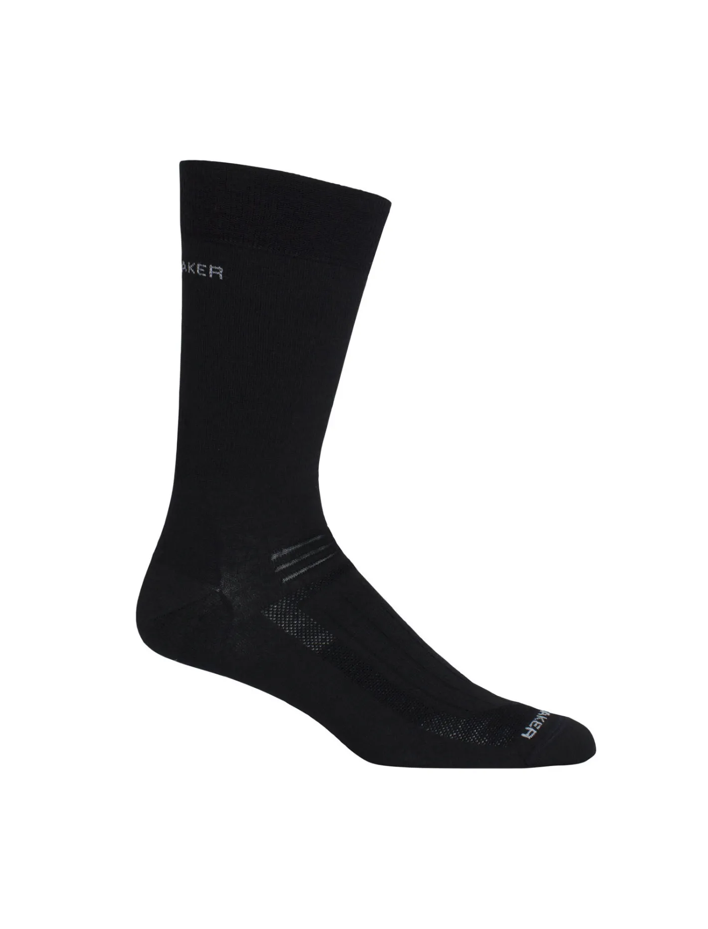 Icebreaker Socks^Men's Merino Hike Liner Crew Socks Black