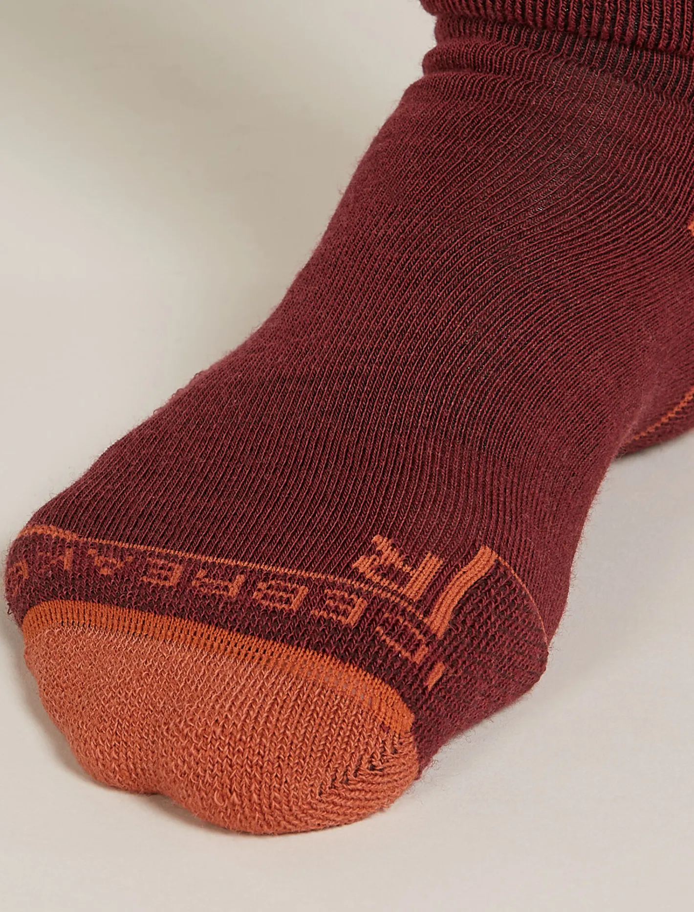 Icebreaker Socks^Men's Merino Hike+ Medium Crew Sedimentary Socks Port/Cedarwood