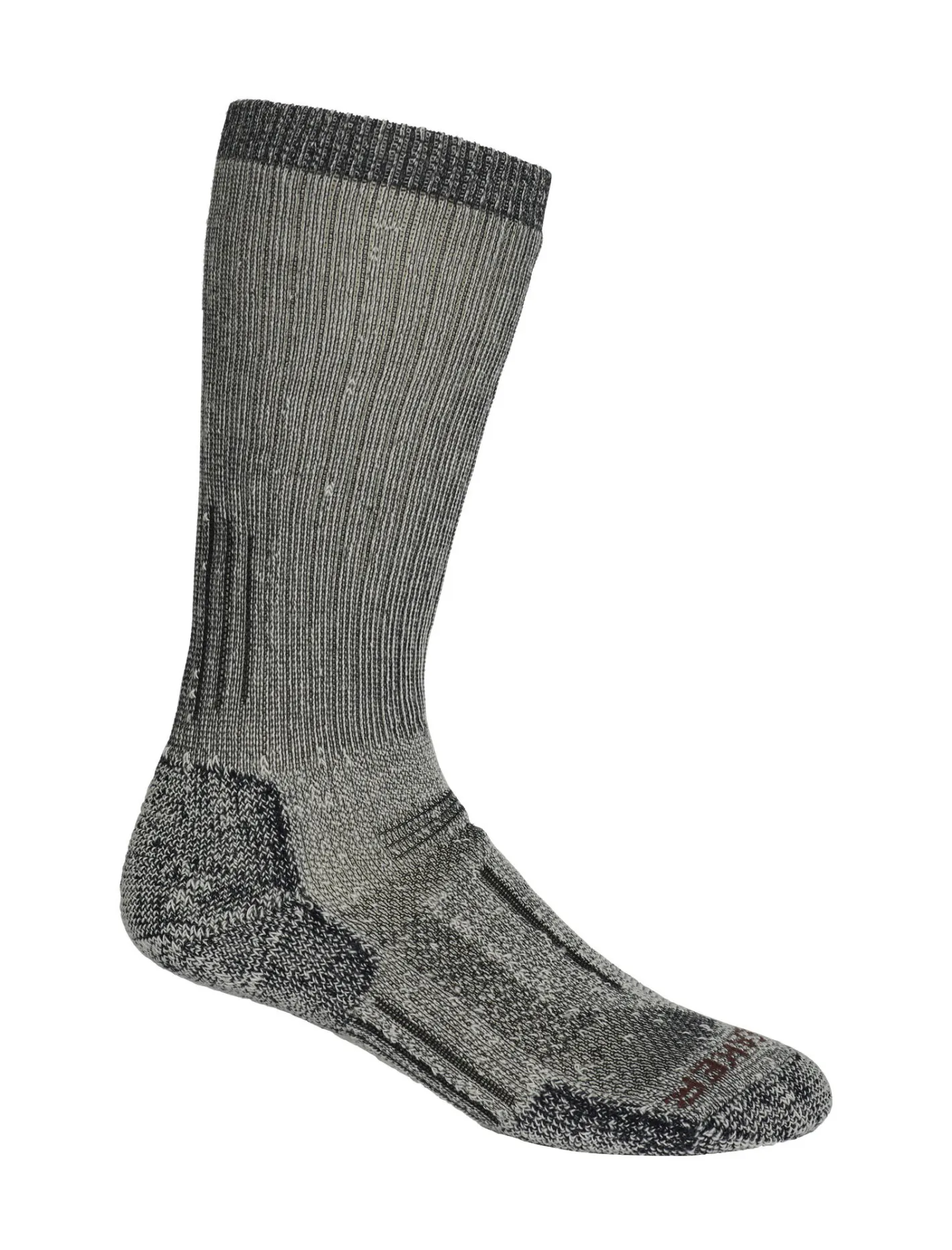 Icebreaker Socks^Men's Merino Mountaineer Mid Calf Socks JetHeather/Espresso