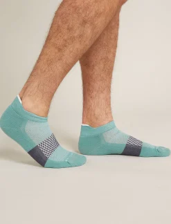 Icebreaker Socks^Men's Merino Multisport Light Micro Socks CloudRay/Snow