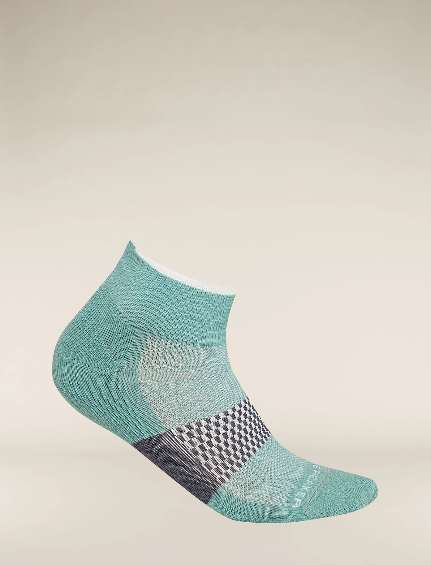 Icebreaker Socks^Men's Merino Multisport Light Mini Socks CloudRay/Snow